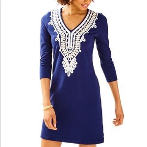 Lilly Pulitzer  Clarkson XL dress  Navy EUC